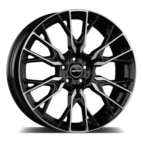 Alu disk GMP Fender 9.5x21, 5x112, 66.6, ET43 Black Diamond