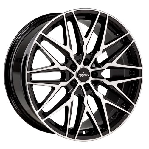 Alu disk OXIGIN 25 Oxcross 8.5x19, 5x120, 72.6, ET38 black full polish