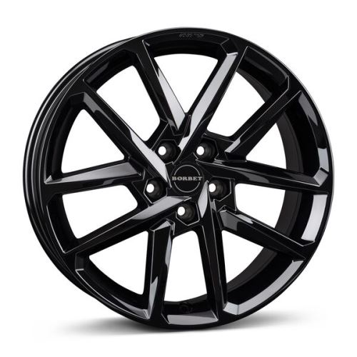Alu disk Borbet N 8x19, 5x112, 66.5, ET39 black glossy