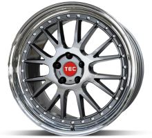 Alu disk TEC GT EVO Titan 8,5x20 5x112 ET45 titánový lesklý leštený