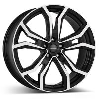 Alu disk DEZENT TV dark 7.5x18, 5x108, 63.4, ET45 Black/polished