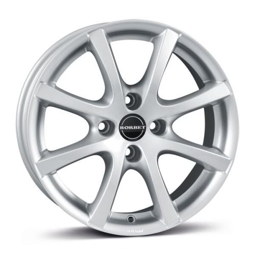 Alu disk Borbet LV4 5.5x15, 4x100, 64.0, ET45 crystal silver