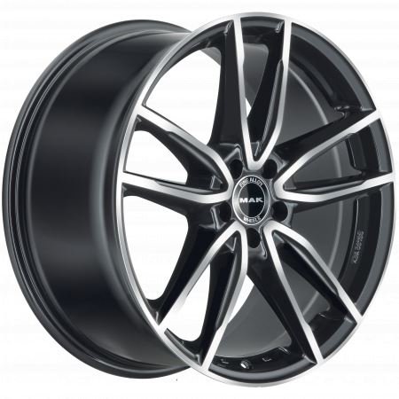 Alu disk MAK EVO 8x18, 5x112, 66.6, ET33 BLACK MIRROR