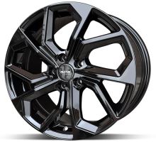 Alu disk Platin P97 FullBlack 7x18 5x112 ET45 čierny lesklý