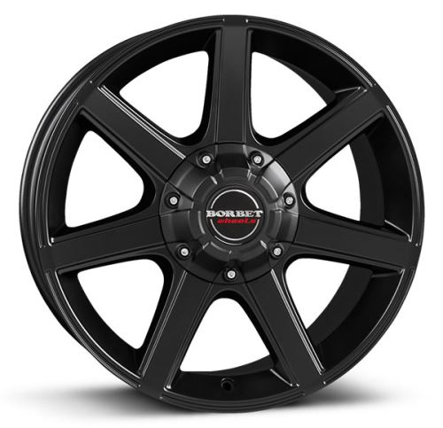 Alu disk Borbet CWE 7x16, 6x114,3, 66.1, ET30 black matt