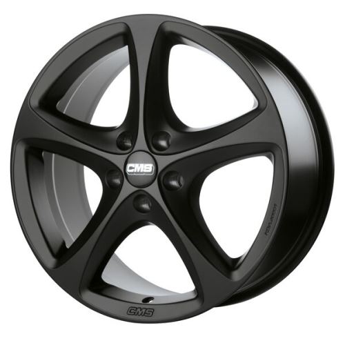 Alu disk CMS C12 6.5x15, 5x100, 57.1, ET38 Complete Matt Black