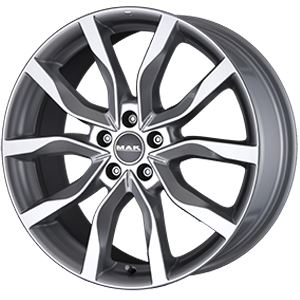 Alu disk MAK KOLN 9x18, 5x130, 71.6, ET50 SILVER