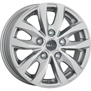 Alu disk MAK LOAD5 7x17, 5x118, 71.1, ET45 SILVER