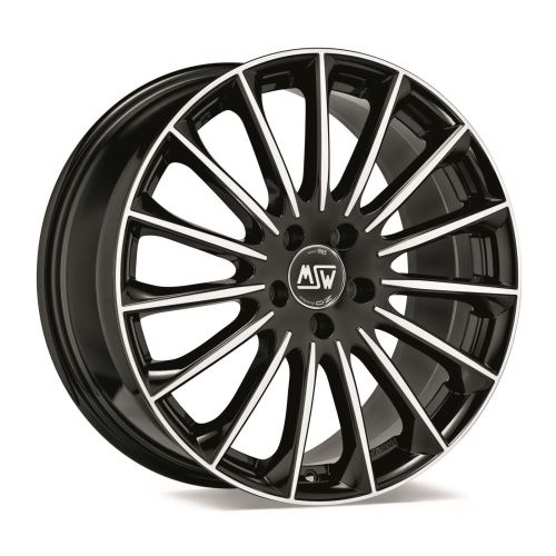 Alu disk MSW AVANTGARDE MSW 30 8.5x19, 5x108, 73, ET45 GLOSS BLACK FULL POLISHED
