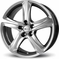 Alu disk BROCK B25 7.5x17, 5x100, 63.4, ET38 Chromsilber (CSS)