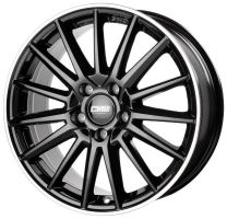 Alu disk CMS C23 9x18, 5x112, 66.5, ET44,1 Diamond Rim Black Gloss