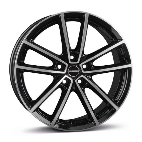 Alu disk Borbet W 8x18, 5x112, 57.1, ET48 black polished glossy