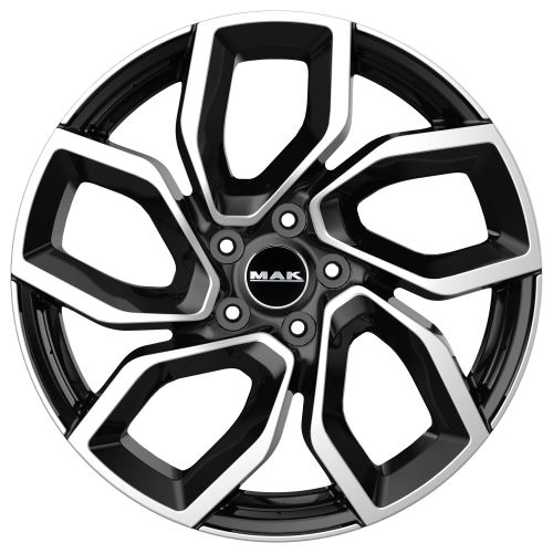 Alu disk MAK APOLLO 7.5x18, 5x108, 65.1, ET45 BLACK MIRROR