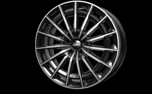 Alu disk CMS C38 7.5x19, 5x112, 57.1, ET48 Diamond Black Gloss