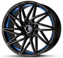 Alu disk Keskin KT20 BPBI 8,5x20 5x112 ET45 čierny modrý