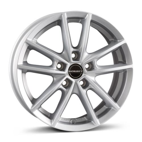 Alu disk Borbet W 8x18, 5x112, 66.6, ET48 crystal silver