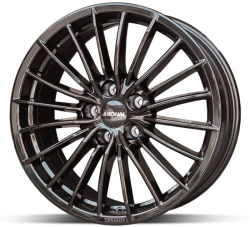 Alu disk Ronal R68 JB 8x18 5x112 ET43 čierny lesklý