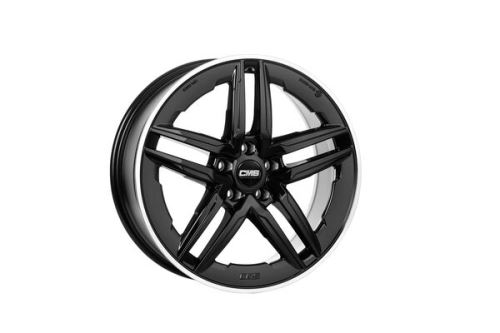Alu disk CMS C29-AERO 7.5x18, 5x112, 66.5, ET40 Diamond Rim Black Gloss