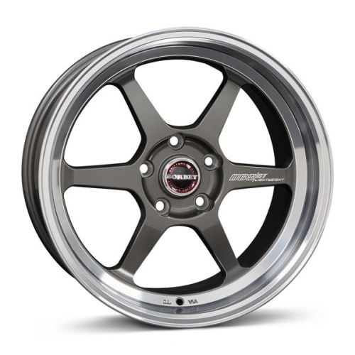 Alu disk Borbet DB8GT 8.5x18, 5x112, 72.5, ET35 graphite rim polished