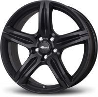 Alu disk Brock B29 7.5x17, 5x100, 63.4, ET38 Schwarz Klar Matt (SKM)