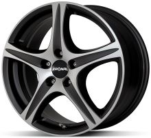 Alu disk Ronal R56 Black 7,5x19 5x112 ET45 černý matný leštěný