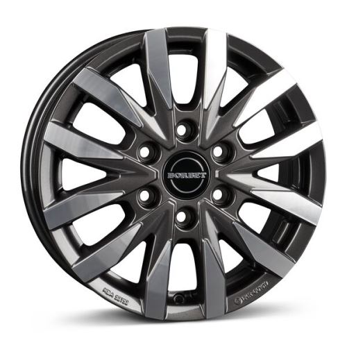 Alu disk Borbet CW 6 6.5x16, 6x130, 84.1, ET54 mistral anthracite glossy polished