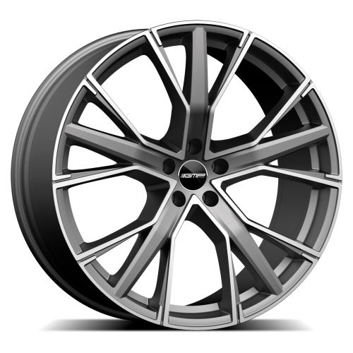 Alu disk GMP Gunner 8.5x21, 5x112, 66.5, ET38 Matt Anthracite Diamond