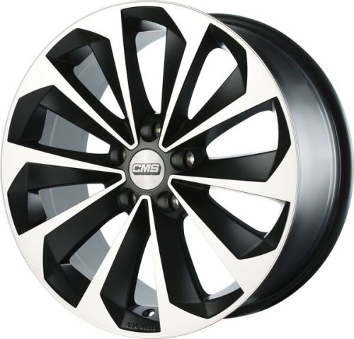 Alu disk CMS C21 8x18, 5x112, 66.5, ET35 Diamond Matt Black