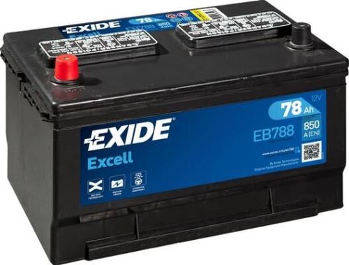 EXIDE Autobatérie EXCEL 12V 85Ah 800A, 306x190x192mm