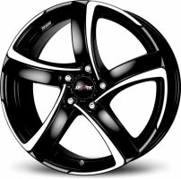 Alu disk Alutec Shark 6x16, 4x100, 63.4, ET40 racing-black frontpolished