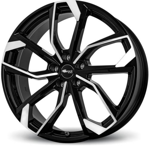 Alu disk Brock RC34 8x18, 5x112, 57.1, ET40 Schwarz Glanz Voll-Poliert (SGVP)