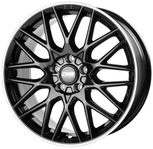 Alu disk CMS C25 8x18, 5x112, 66.5, ET50 Diamond Rim Black Gloss