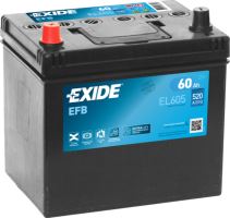 EXIDE Autobatérie Štart-Stop EFB 12V 60Ah 520A, 230x173x222mm Ľavá EXIDE Autobatérie Štart-Stop EFB 12V 60Ah 520A, 230x173x222mm Ľavá