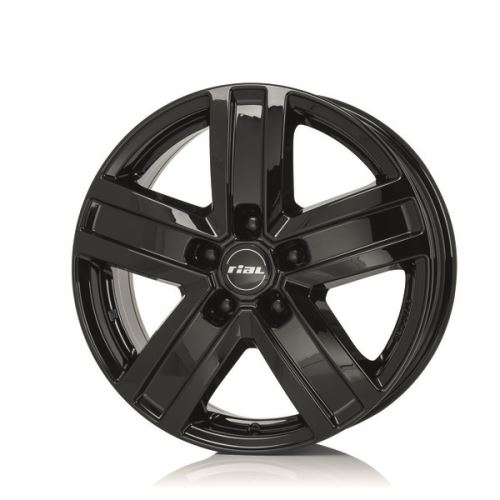 Alu disk RIAL Transporte 6.5x16, 5x130, 89.1, ET66 diamant-schwarz