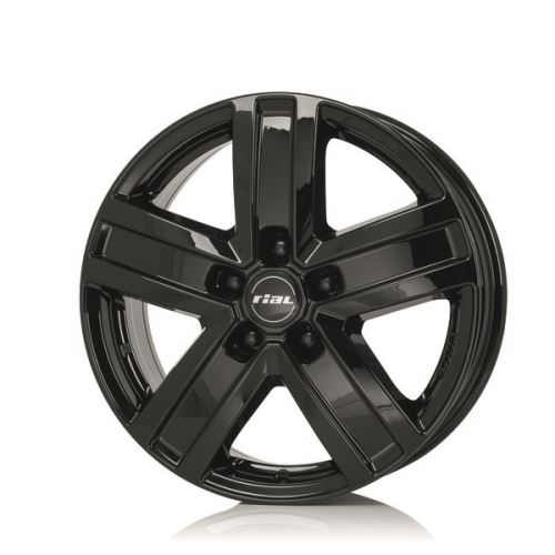 Alu disk RIAL Transporte 7x17, 5x118, 71.1, ET68 diamant-schwarz