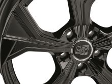 Alu disk MSW URBAN CROSS MSW 43 8x19, 5x112, 73, ET40 GLOSS BLACK (5)