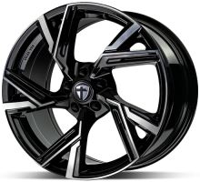Alu disk Tomason AR1 Black 8,5x19 5x114 ET45 čierny leštený