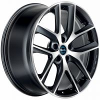 Alu disk MAK VOLTAGE 8.5x19, 5x114.3, 64.1, ET38 BLACK MIRROR