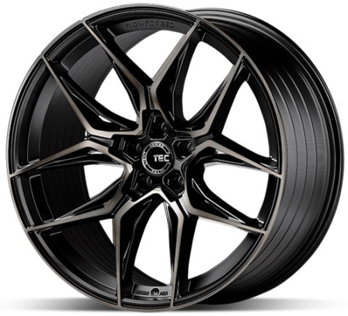 Alu disk TEC GT 9 BlackMatt 8,5x20 5x112 ET45 čierny matný leštený