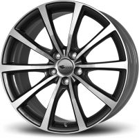 Alu disk Brock B32 8.5x19, 5x120, 67.1, ET50 Himalaya Grey Voll-Poliert (HGVP)