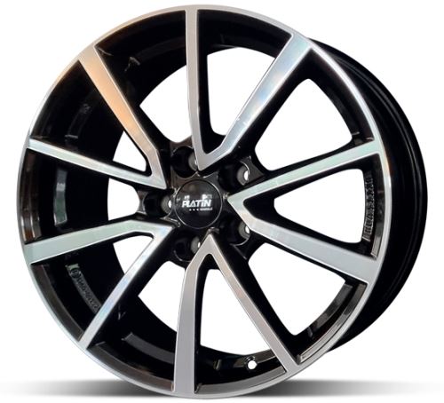 Alu disk Platin P95 Black 6,5x16 5x112 ET43 čierny leštený