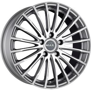Alu disk MAK FATALE 8x18, 5x112, 57.1, ET50 SILVER