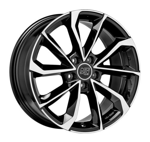 Alu disk MSW URBAN CROSS MSW 42 8x18, 5x108, 63.4, ET48 GLOSS BLACK FULL POLISHED