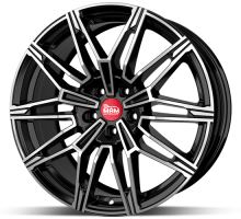 Alu disk MAM B3N BFP 8,5x19 5x120 ET35 čierny leštený
