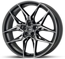 Alu disk TEC GT 9 GunMetal 8x19 5x108 ET45 gunmetal matný leštený