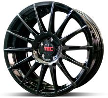 Alu disk TEC AS 2 FullBlack 7,5x17 5x100 ET38 černý lesklý