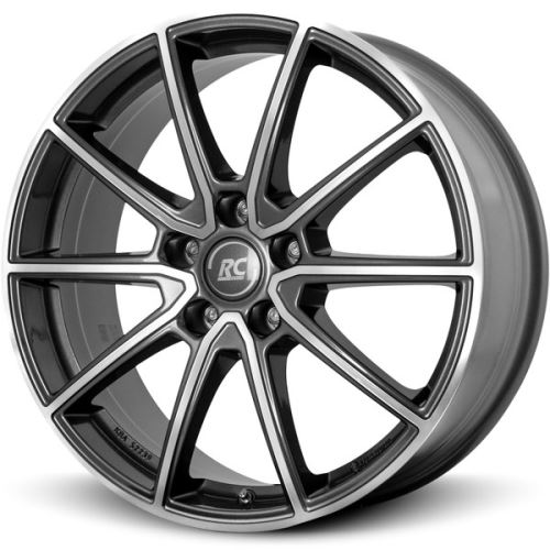 Alu disk Brock RC32 7.5x18, 5x112, 57.1, ET48 Himalaya Grey Voll-Poliert (HGVP)