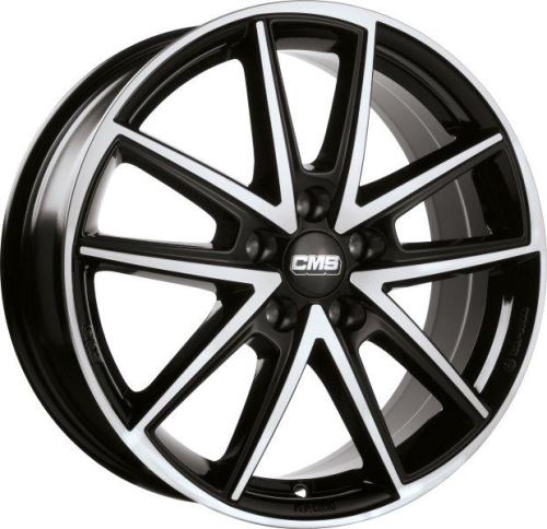 Alu disk CMS C30 8x18, 5x108, 65.1, ET48 Diamond Black Gloss