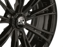 Alu disk MSW AVANTGARDE X2 MSW 5.5x15, 3x112, 57.1, ET30 GLOSS BLACK (6)