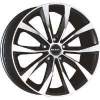 Alu disk MAK WOLF 6.5x16, 5x108, 65.1, ET45 BLACK MIRROR
